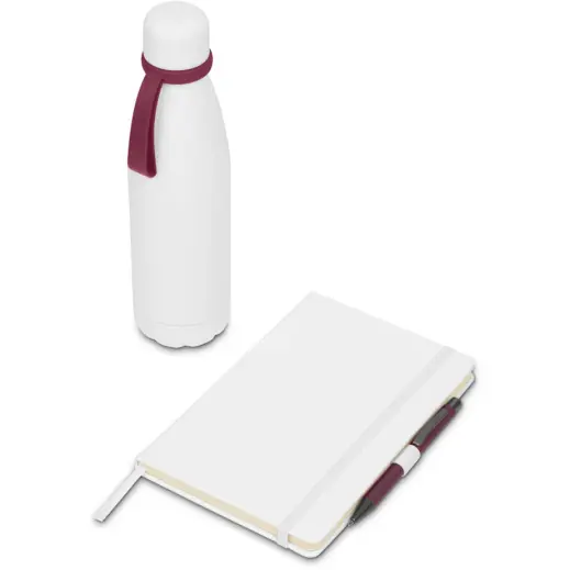 Thompson White Gift Set Maroon